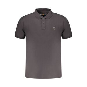 Timberland Black Cotton Men Polo Men's Shirt